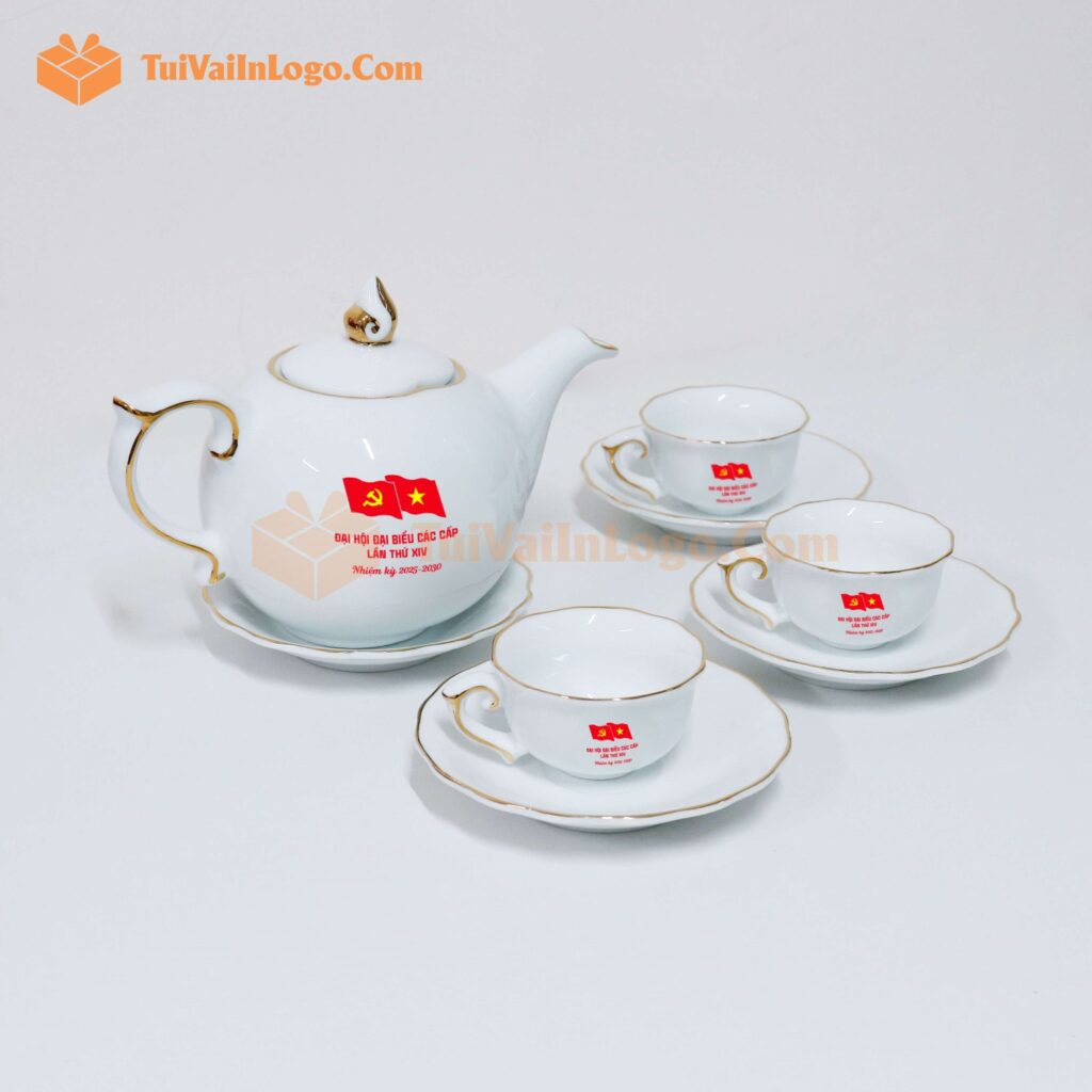 bo am chen in logo Túi Vải In Logo