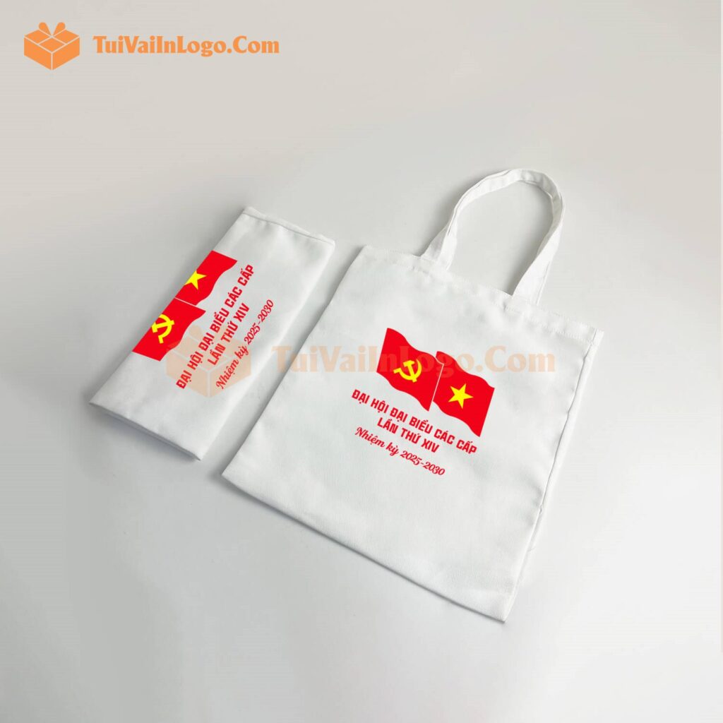 tui vai in logo 1 Túi Vải In Logo