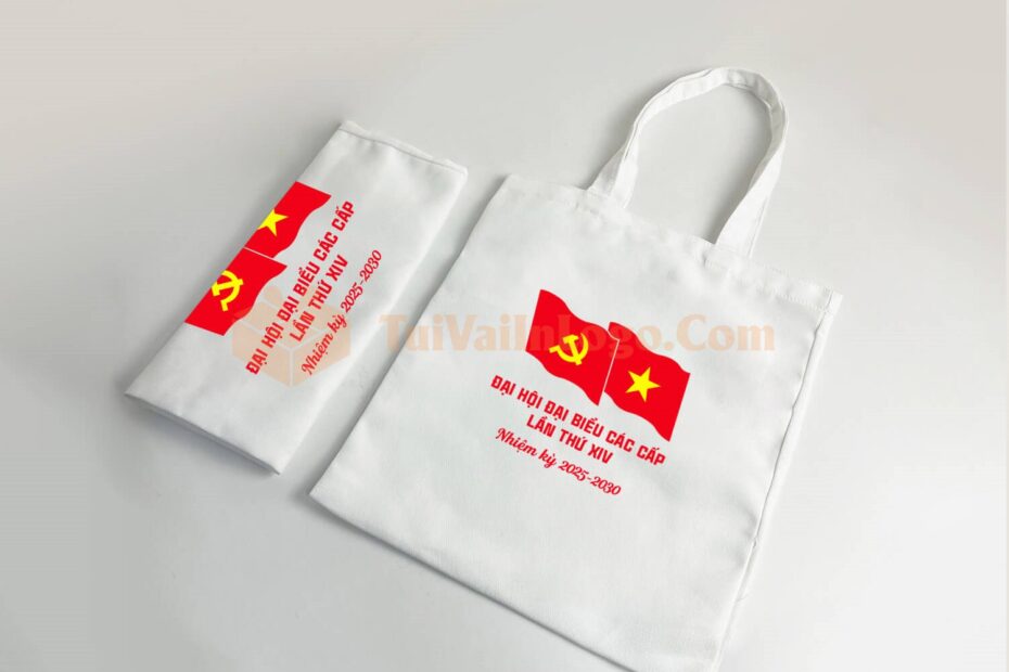 tui vai in logo Túi Vải In Logo