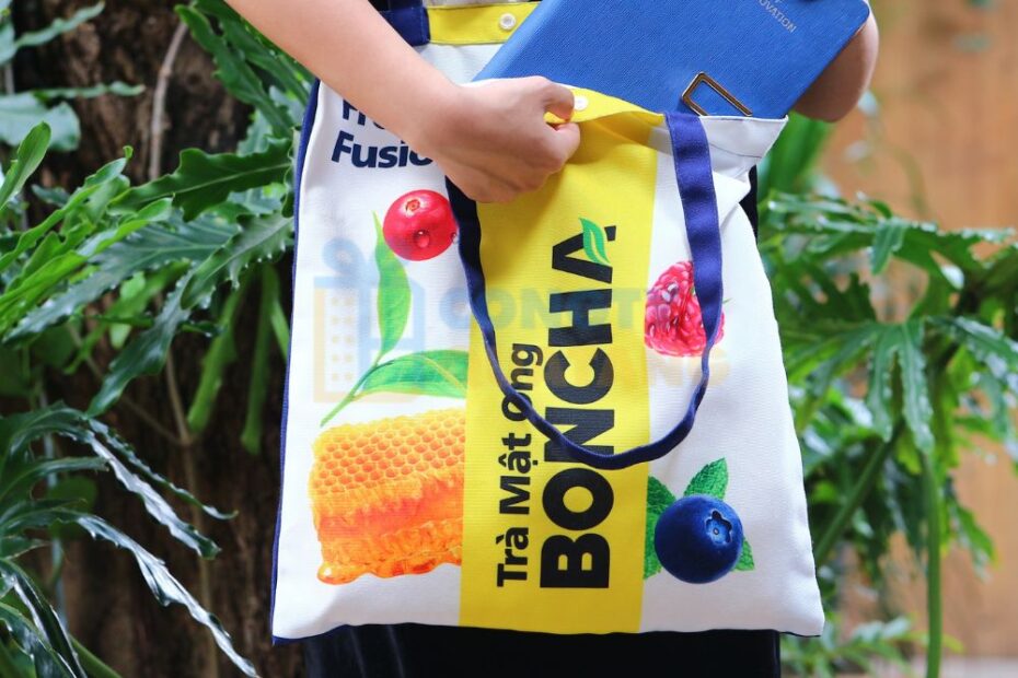 in tui tote theo yeu cau 01 Túi Vải In Logo