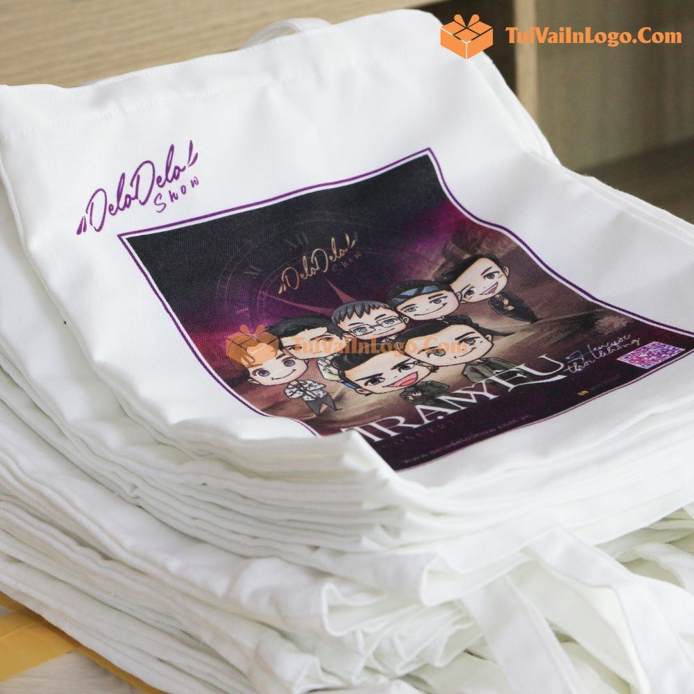 Dịch vụ in ấn túi canvas theo yêu cầu trọn gói tại tuivaiinlogo.com