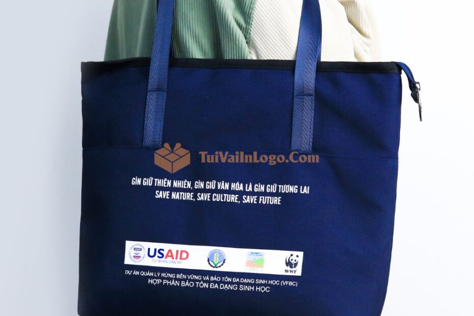 in tui vai canvas theo yeu cau 07 Túi Vải In Logo