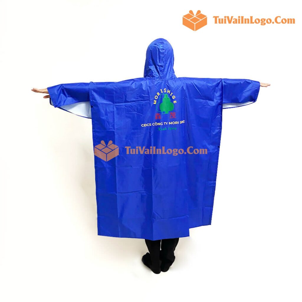 Vivagift sản xuất áo mưa chất lượng, hỗ trợ in ấn theo yêu cầu