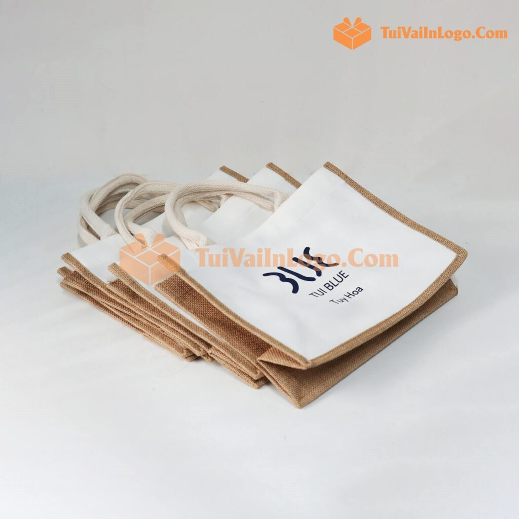 Túi vải đay in ấn theo yêu cầu do Vivagift sản xuất chất lượng, dày dặn