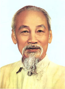 chân dung bác hồ vector