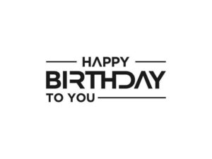 Tải 20+ bộ sưu tập chữ happy birthday vector chuẩn (AI, EPS, SVG, PNG) in túi vải 3 Chữ happy birthday đơn giản