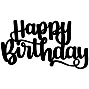 Tải 20+ bộ sưu tập chữ happy birthday vector chuẩn (AI, EPS, SVG, PNG) in túi vải 4 Chữ happy birthday đẹp vector