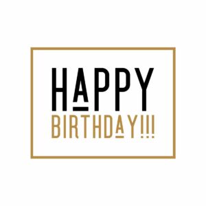Tải 20+ bộ sưu tập chữ happy birthday vector chuẩn (AI, EPS, SVG, PNG) in túi vải 5 Chữ Happy Birthday sang trọng