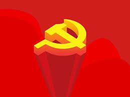 Logo cờ búa liềm vector
