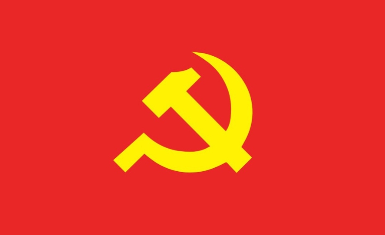 logo búa liềm vector