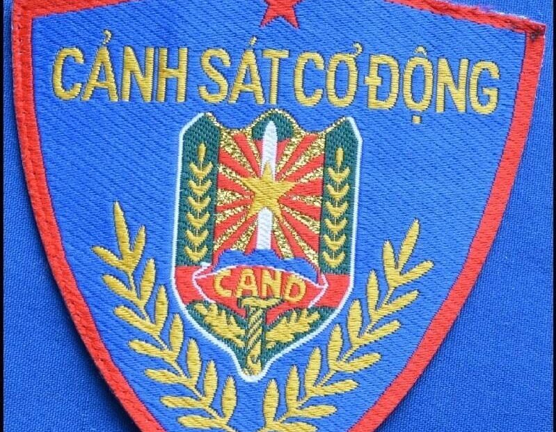 logo cảnh sát cơ động vector