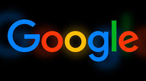 Logo Google nền đen